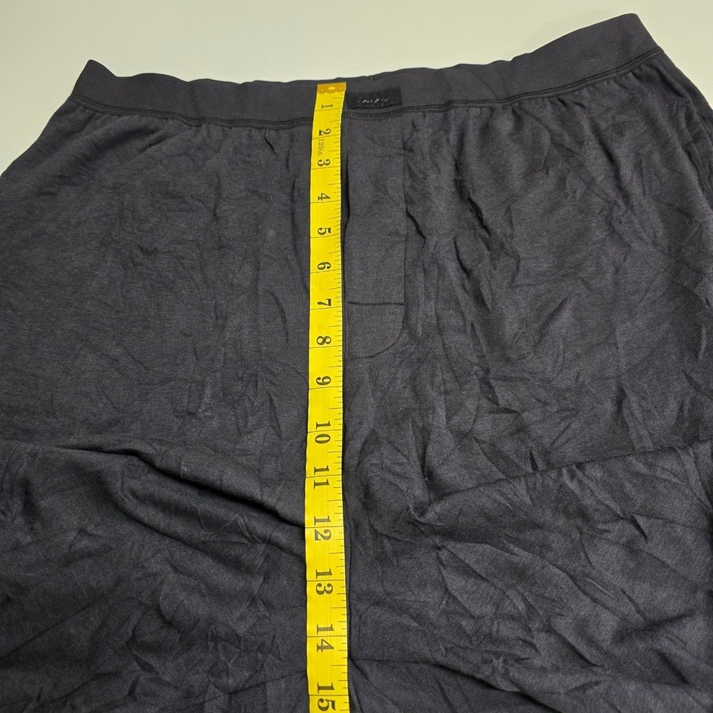 SKIMS Boyfriend Loose Pant Women Size M Onyx Black Modal Cotton Lounge‎ Pajamas - Picture 10 of 13